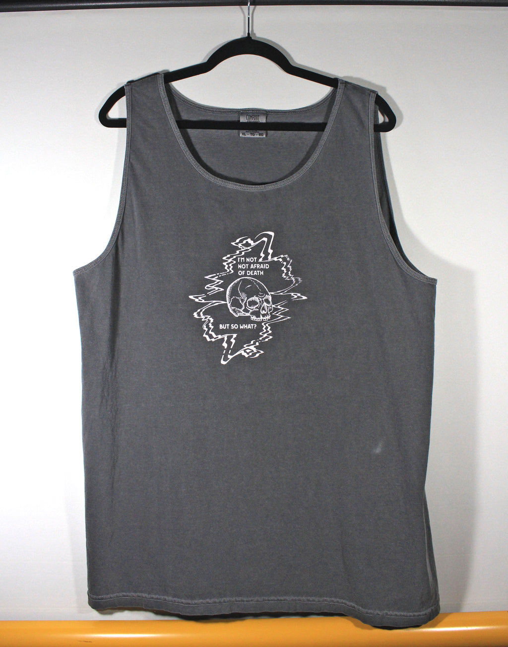 Not Not Afraid, Gray XL Tank